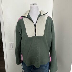 Green and Pink Teddy Jacket